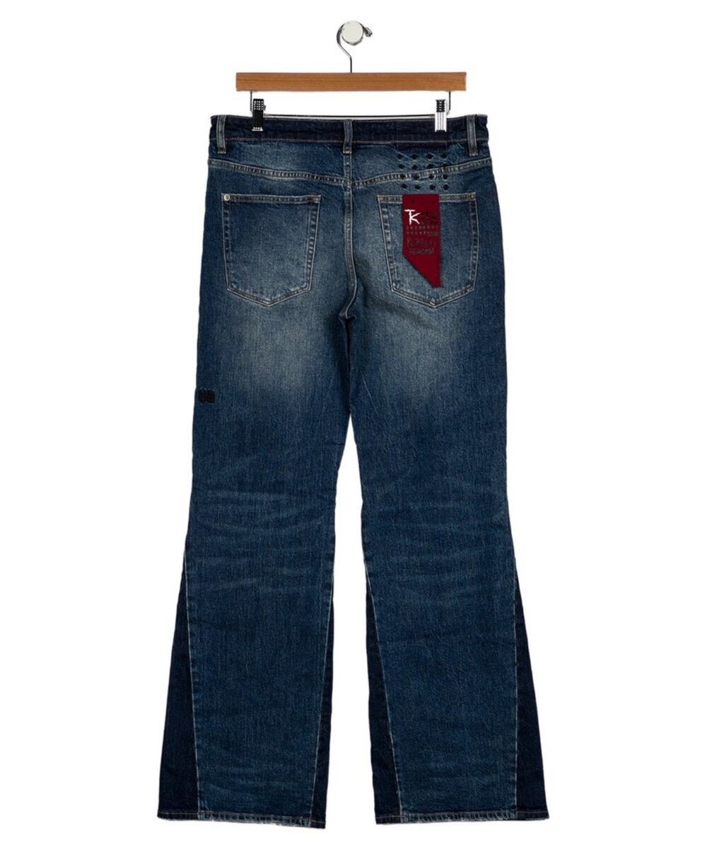 Ksubi x Trippie Redd Bronko Trip Spliced Jeans Blue Flared Denim Size